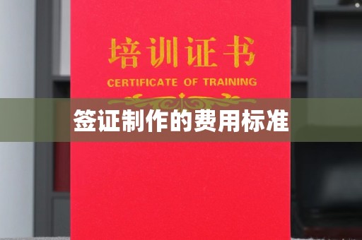 永康签证制作的费用标准